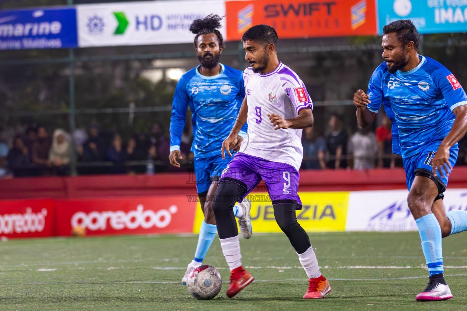 N Maafaru vs N Holhudhoo in Day 15 of Golden Futsal Challenge 2024 was held on Monday, 29th January 2024, in Hulhumale', Maldives
Photos: Ismail Thoriq / images.mv