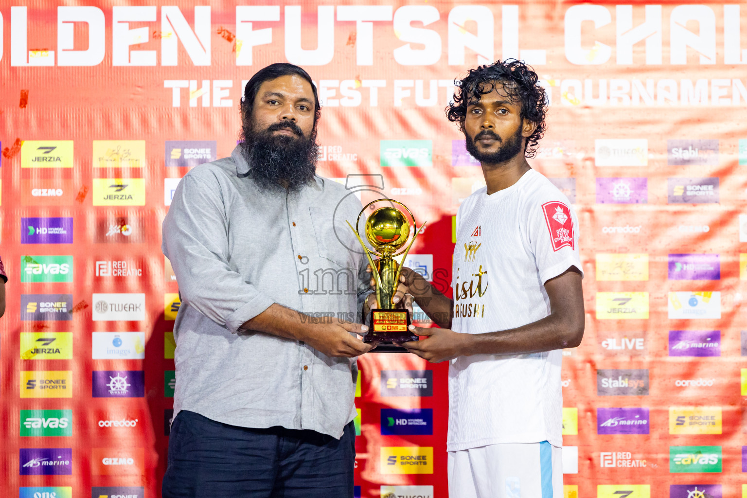K Maafushi vs K Kaashidhoo in Kaafu Atoll Finals Day 27 of Golden Futsal Challenge 2025 was held on Friday , 31st January 2025, in Hulhumale', Maldives. Photos: Nausham Waheed / images.mv