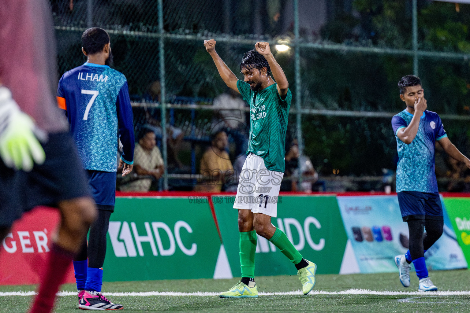 TEAM BADHAHI vs THAULEEMEE GULHUN in Club Maldives Classic 2024 held in Rehendi Futsal Ground, Hulhumale', Maldives on Monday, 16th September 2024. Photos: Shu / images.mv