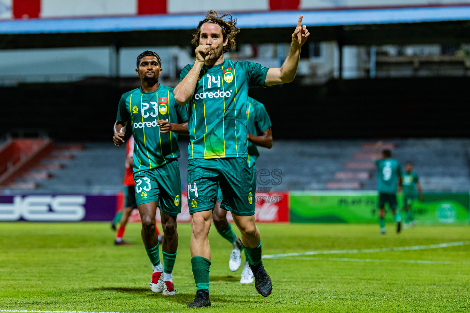 Maziya Sports & Recreation vs TC Sports Club in Dhivehi Premier League 2025/26 held in National Football Stadium, Male', Maldives on Wednesday, 24th September 2025. Photos: Areef Adam / Images.mv