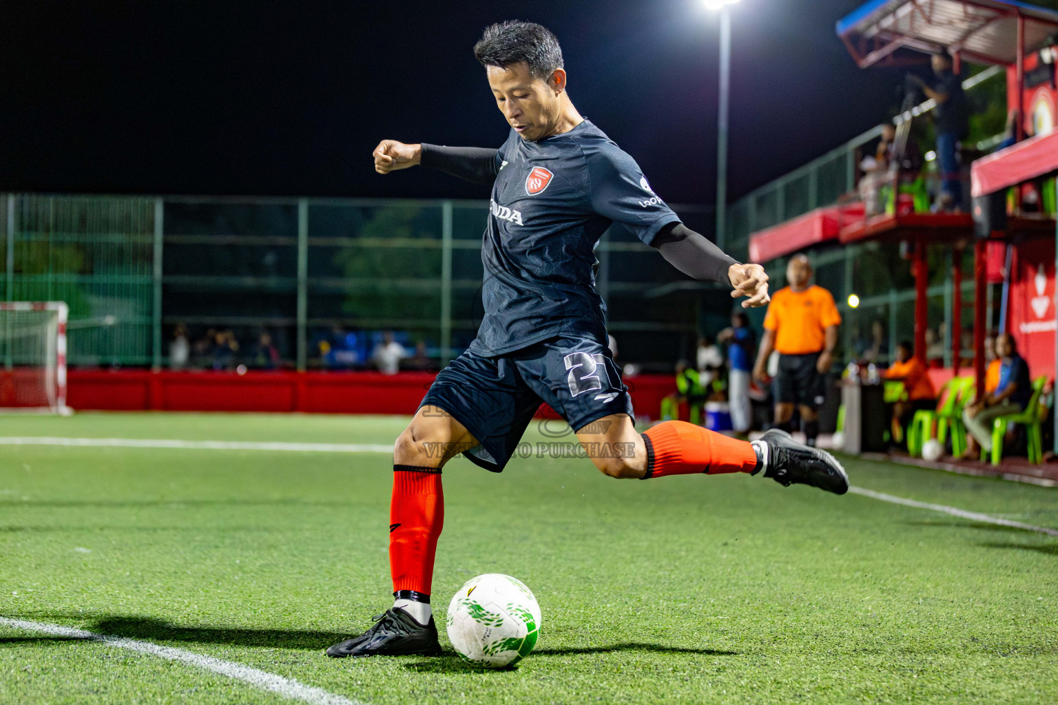 Villa Travels vs Sheesha in Day 9 of Office League 2025 was held on Thursday, 24th April 2025 in Hulhumale', Maldives. Photos: Mohamed Mahfooz Moosa / images.mv