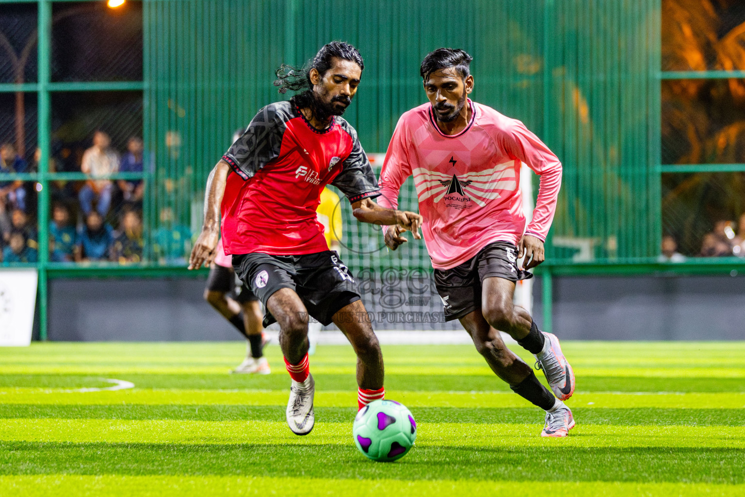 Apocalipse SC vs Young Stars in Day 2 of BG Futsal Challenge 2024 was held on Wednesday, 13th March 2024, in Male', Maldives Photos: Nausham Waheed / images.mv