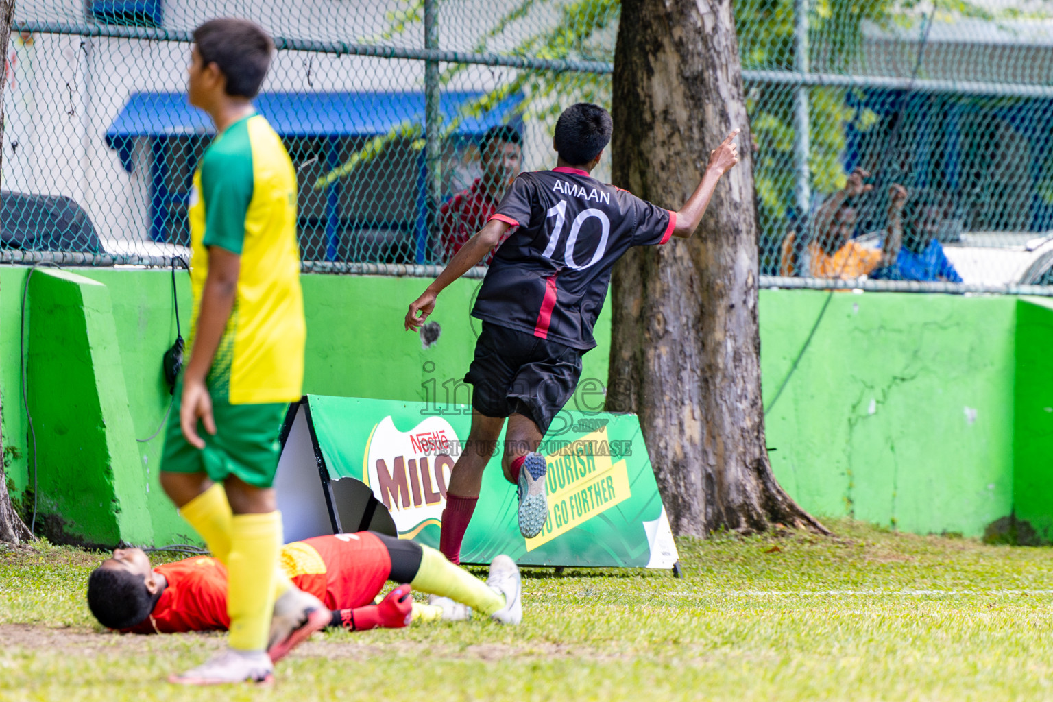 Day 3 of MILO Academy Championship 2024 (U-14) was held in Henveyru Stadium, Male', Maldives on Saturday, 2nd November 2024.
Photos: Hassan Simah / Images.mv