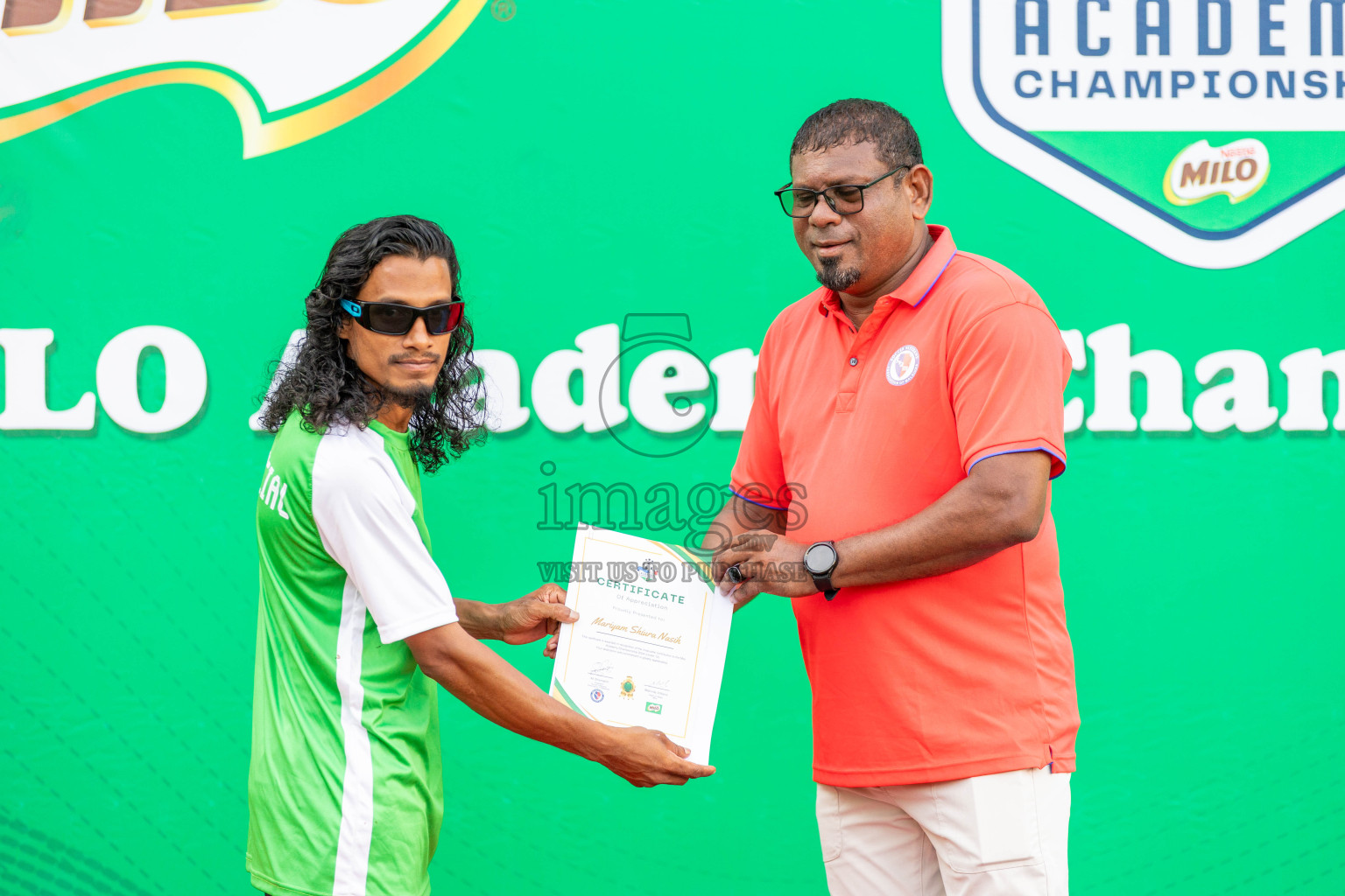 Final Day  of MILO Academy Championship 2024 - U12 was held at Henveiru Grounds in Male', Maldives on Thursday, 7th July 2024. Photos: Shuu Abdul Sattar / images.mv