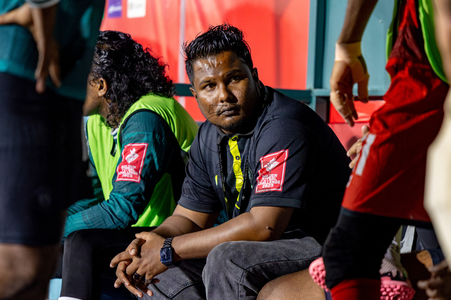 L Isdhoo VS L Maabaidhoo in Atoll Round Semi-Final on Day 22 of Golden Futsal Challenge 2025 was held on Sunday , 26th January 2025, in Hulhumale', Maldives. Photos: Nausham Waheed / images.mv