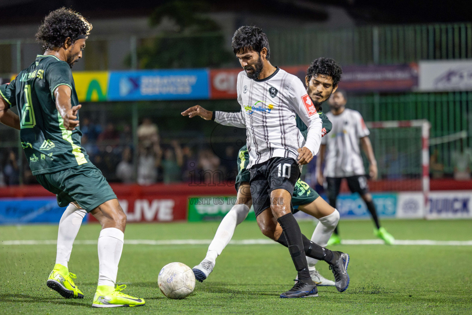 N Miladhoo vs Sh Milandhoo in zone round on Day 29 of Golden Futsal Challenge 2025 was held on Sunday , 2nd February 2025, in Hulhumale', Maldives. Photos: Shuu Abdul Sattar / images.mv