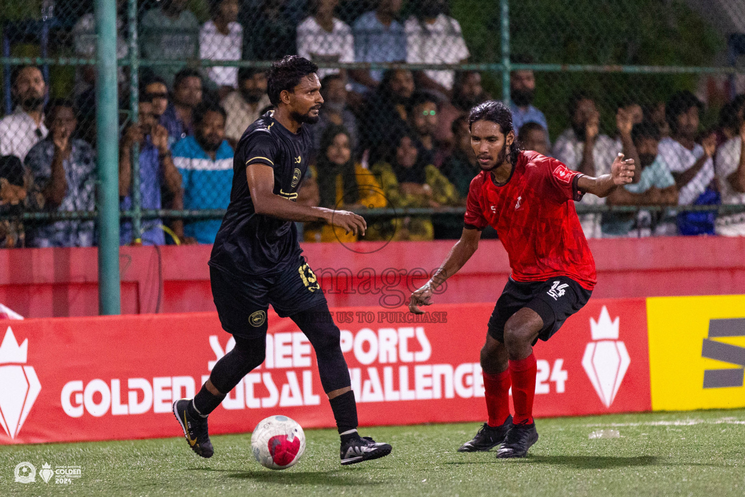 ADh Dhangethi vs ADh Maamigili in Day 7 of Golden Futsal Challenge 2024 was held on Saturday, 20th January 2024, in Hulhumale', Maldives Photos: Ismail Thoriq / images.mv