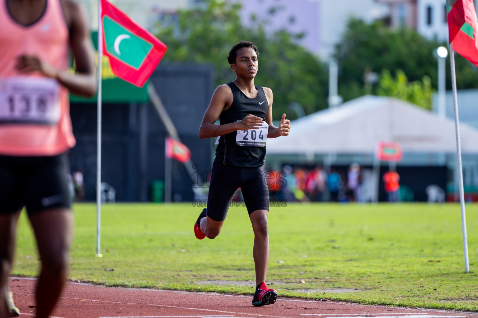 Day 1 of 33rd National Athletics Championship was held in Ekuveni Track at Male', Maldives on Thursday, 5th September 2024. Photos: Nausham Waheed / images.mv