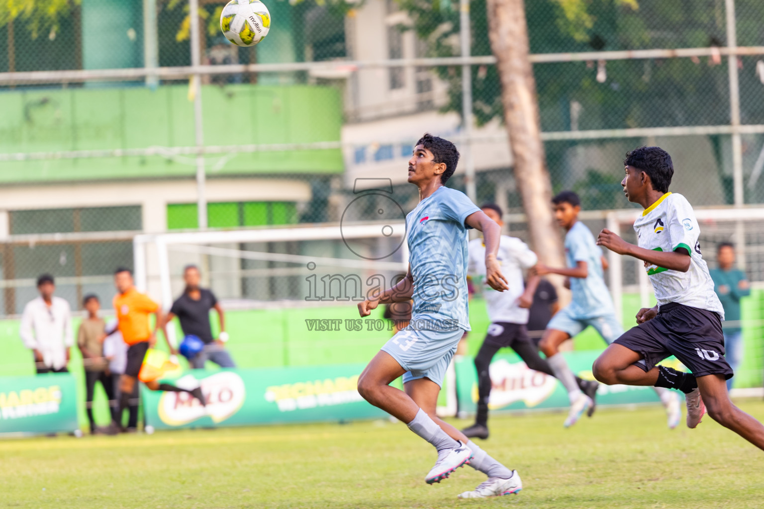 Day 1 of MILO Academy Championship 2025 (U14) was held on Thursday, 30th October 2025 at Henveiru Football Grounds, Male', Maldives . 
Photos: Ismail Thoriq / images.mv
