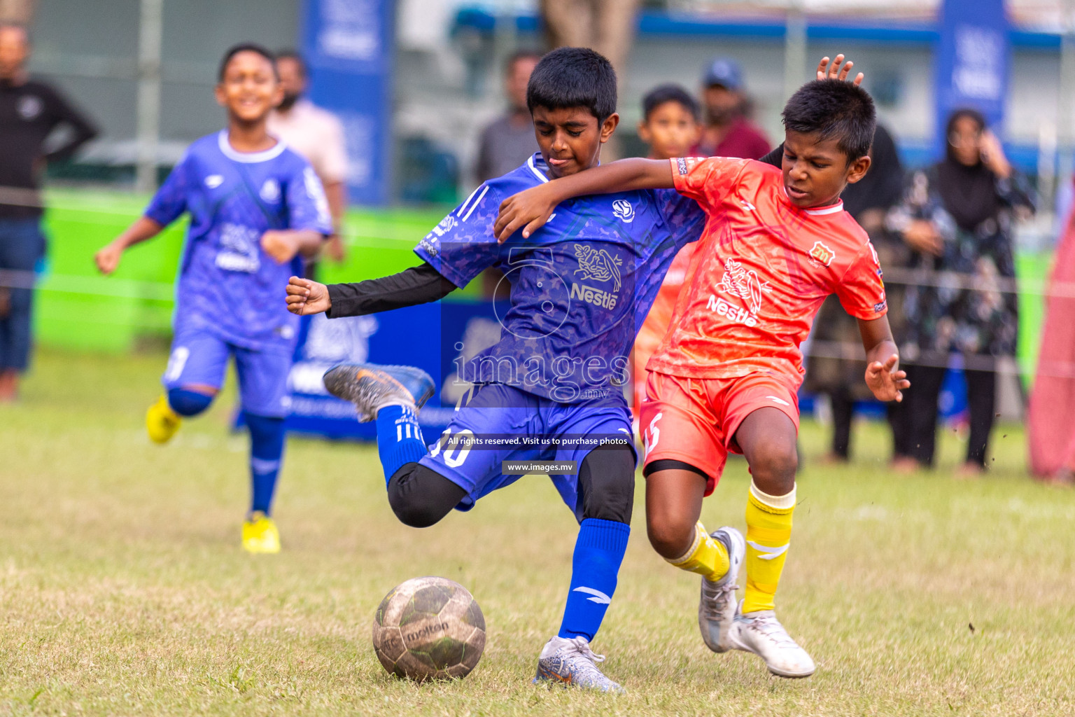 Day 2 of Nestle kids football fiesta, held in Henveyru Football Stadium, Male', Maldives on Thursday, 12th October 2023 Photos: Ismail Thoriq / Images.mv