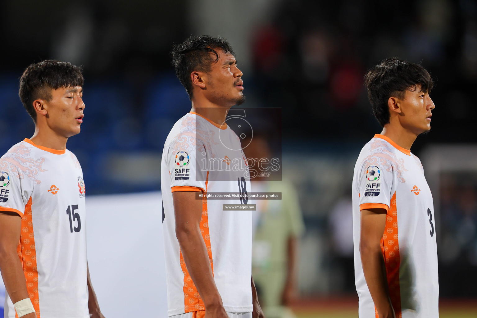 Bhutan vs Bangladesh in SAFF Championship 2023 held in Sree Kanteerava Stadium, Bengaluru, India, on Wednesday, 28th June 2023. Photos: Nausham Waheed / images.mv