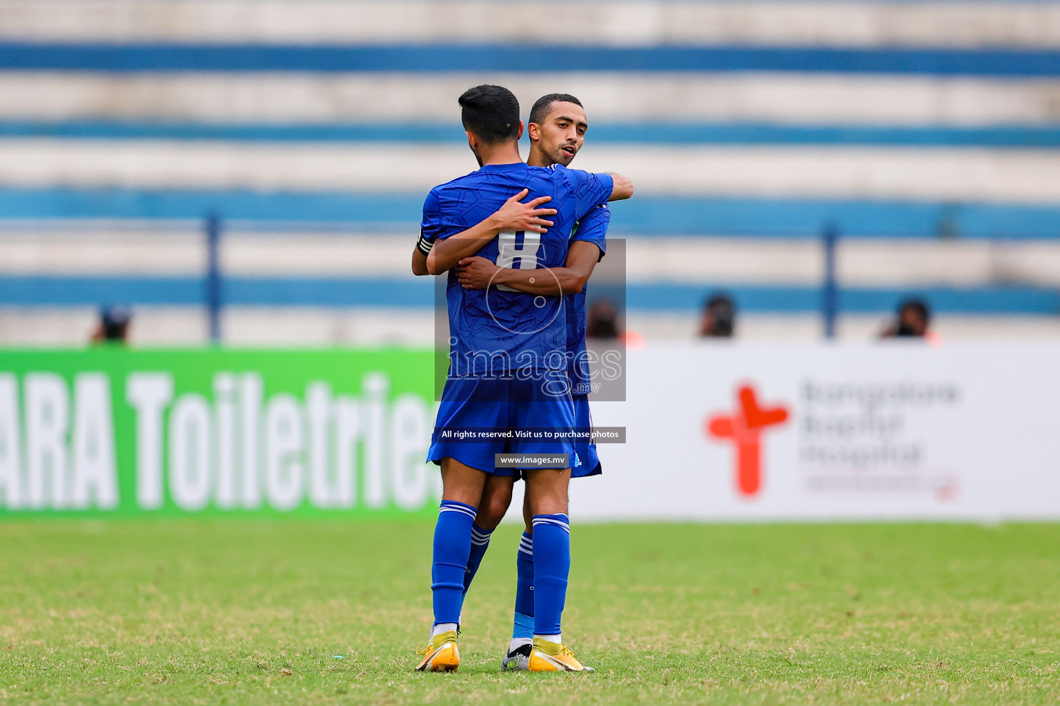 Kuwait vs Bangladesh in the Semi-final of SAFF Championship 2023 held in Sree Kanteerava Stadium, Bengaluru, India, on Saturday, 1st July 2023. Photos: Nausham Waheed, Hassan Simah / images.mv