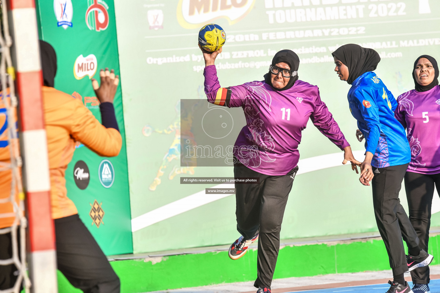 Day 5 of Milo 6th Inter Office Handball Tournament 2022 - Photos by Nausham Waheed