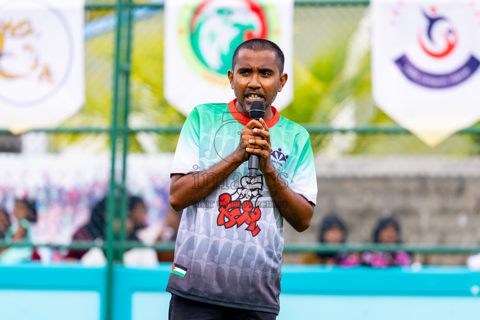 Raiymandhoo FC vs Dee Cee Jay SC in Day 1 of Laamehi Dhiggaru Ekuveri Futsal Challenge 2024 was held on Friday, 26th July 2024, at Dhiggaru Futsal Ground, Dhiggaru, Maldives Photos: Nausham Waheed / images.mv