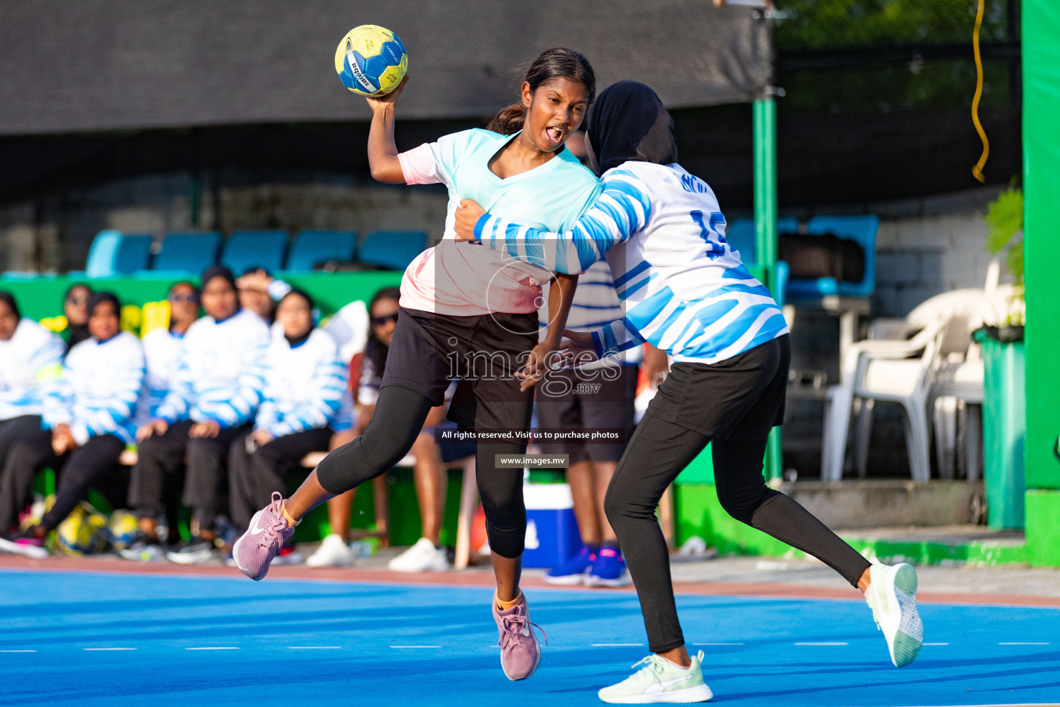 Day 2 of 7th Inter-Office/Company Handball Tournament 2023, held in Handball ground, Male', Maldives on Saturday, 17th September 2023 Photos: Nausham Waheed/ Images.mv