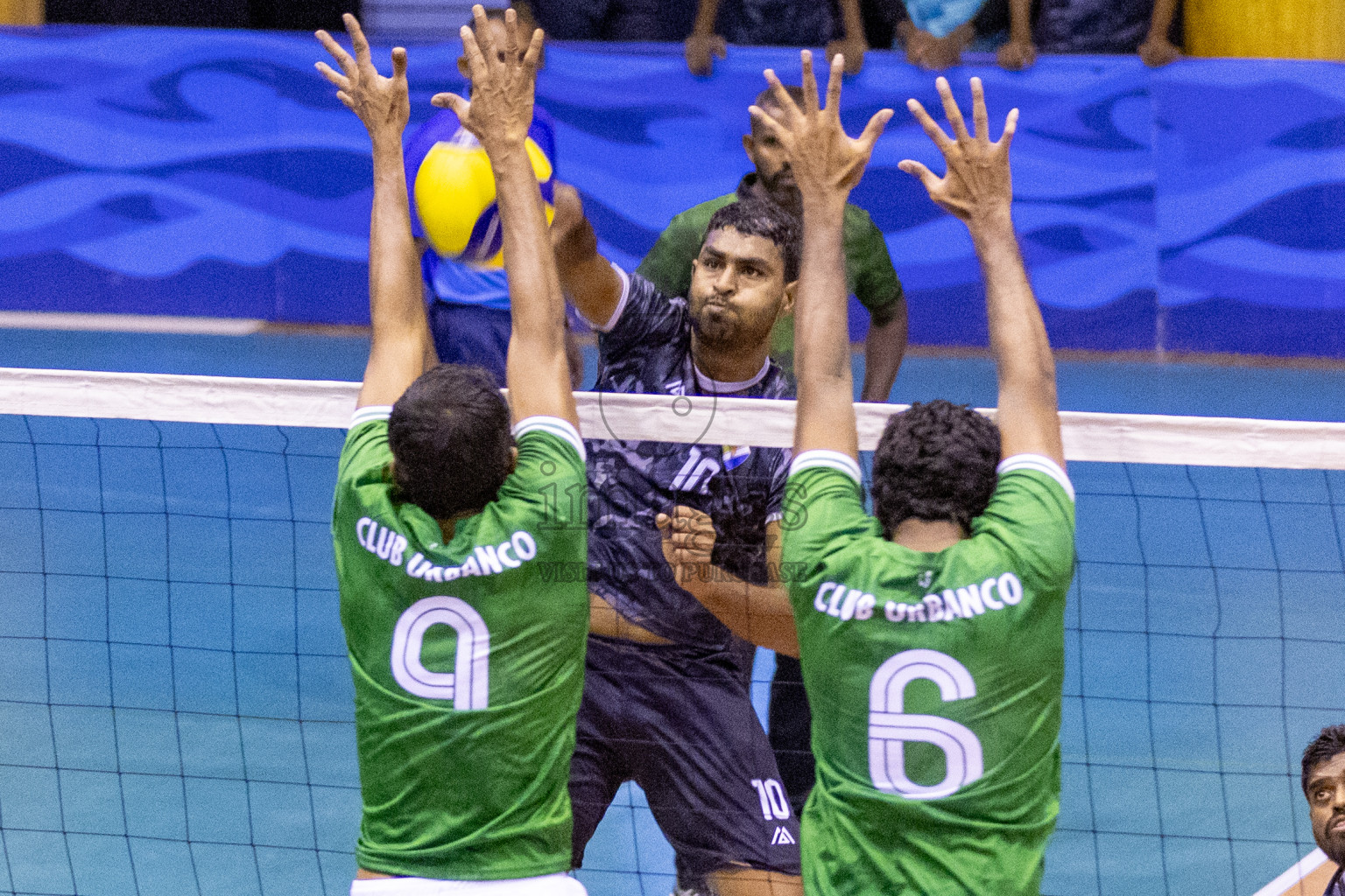 Final of Men's Division of Volleyball Association Cup 2023 held in Male', Maldives on Wednesday, 10th January 2024 at Social Center Indoor Hall Photos By: Nausham Waheed /images.mv