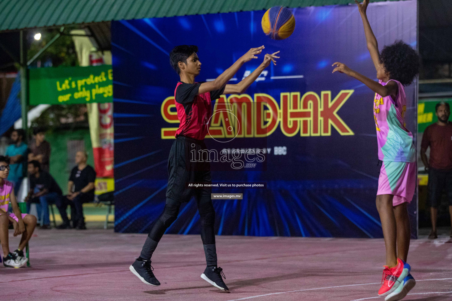 Day 5 of Slamdunk by Sosal on 16th April 2023 held in Male'. Photos: Nausham Waheed / images.mv