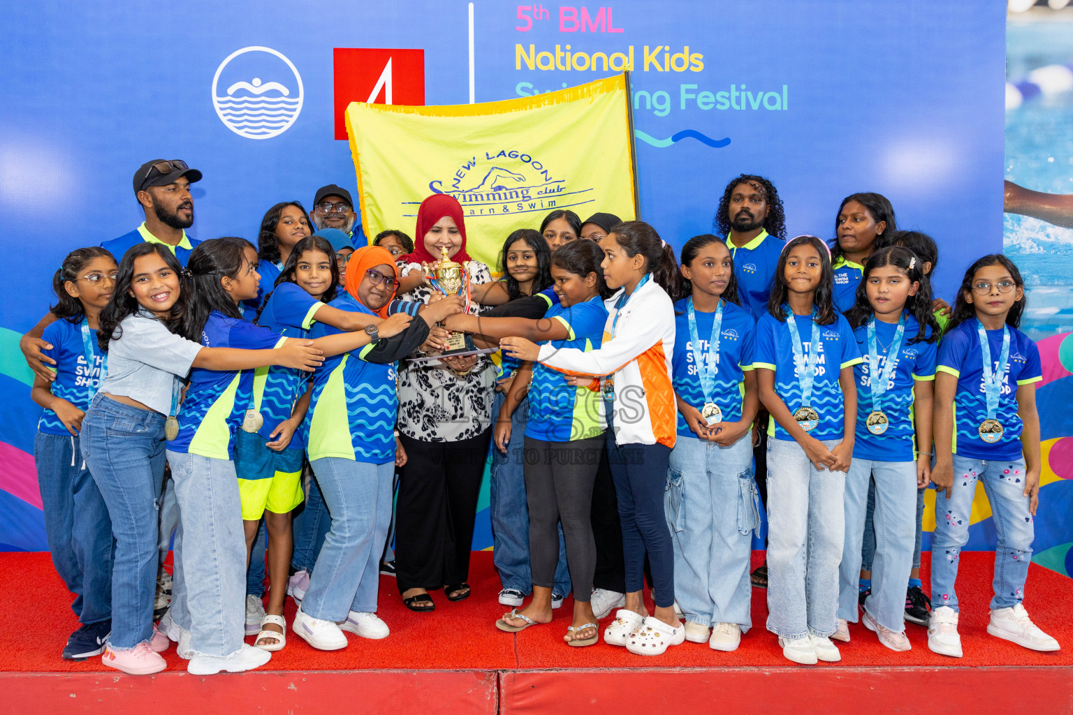 Closing of BML 5th National Swimming Kids Festival 2024 held in Hulhumale', Maldives on Saturday, 23rd November 2024.
Photos: Ismail Thoriq / images.mv