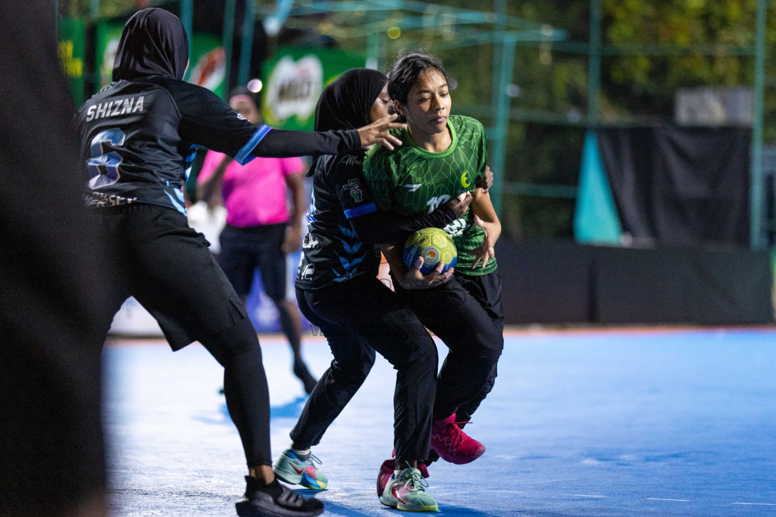 Day 20 of 10th National Handball Tournament 2023, held in Handball ground, Male', Maldives on Wednesday, 20th December 2023 Photos: Nausham Waheed/ Images.mv