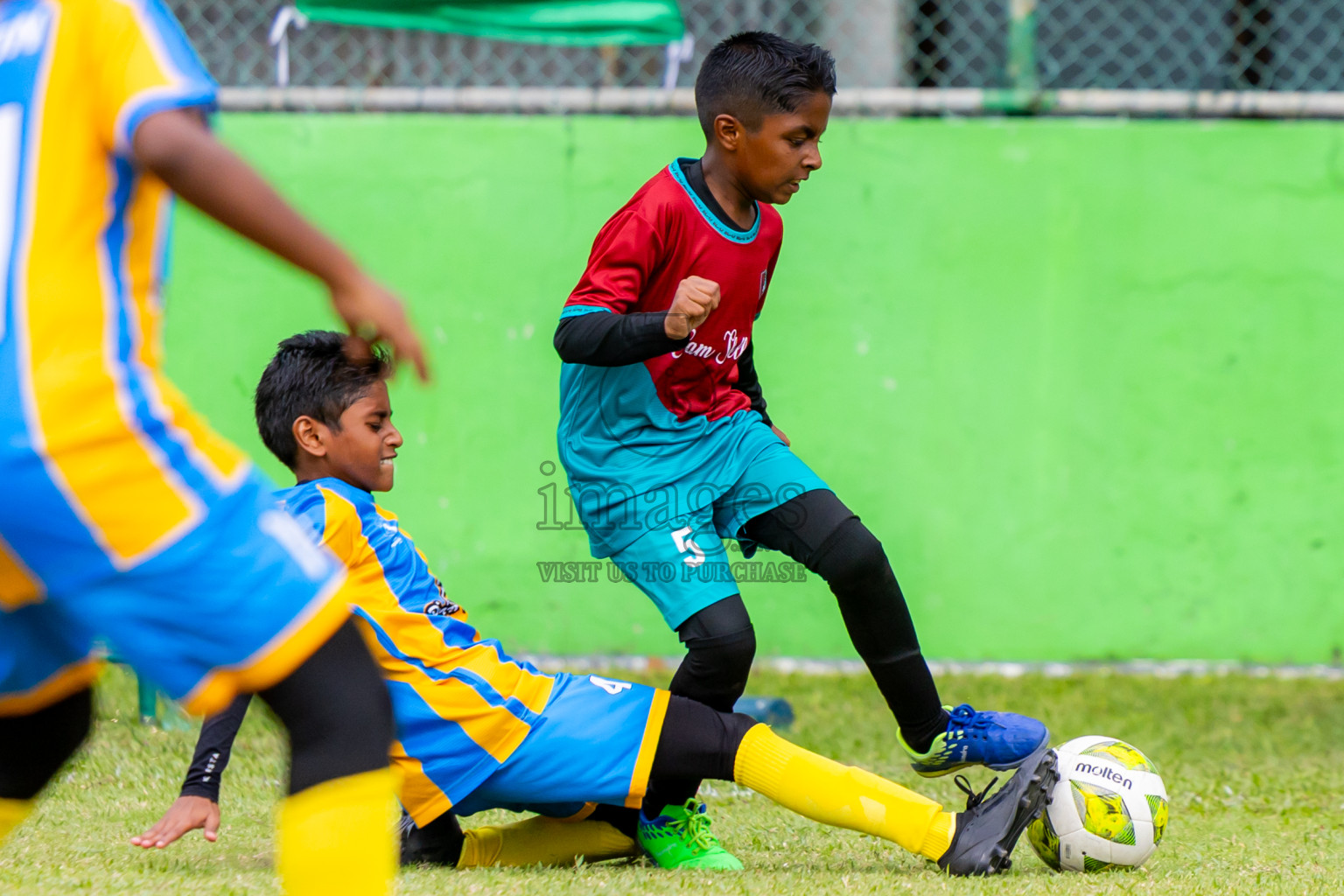 Day 1 of MILO Academy Championship 2025 (U-12) was held at Henveiru Stadium in Male', Maldives on Thursday, 1st May 2025. Photos: Nausham Waheed / images.mv