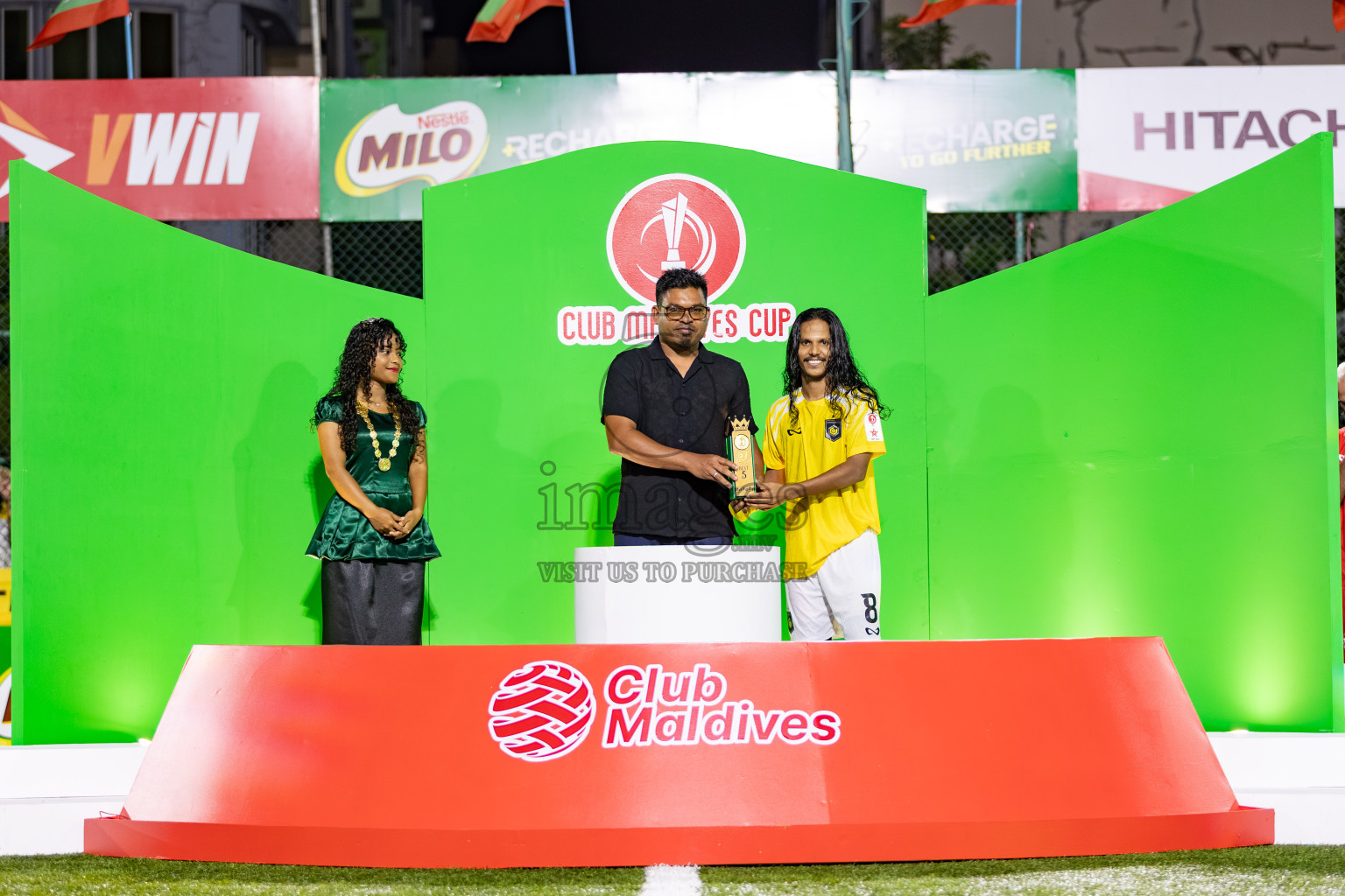 RRC vs STO RC in the Finals of Club Maldives Cup 2025 was held in Rehendhi Futsal Ground, Hulhumale', Maldives on Saturday, 25th October 2025. 
Photos: Hassan Simah / images.mv