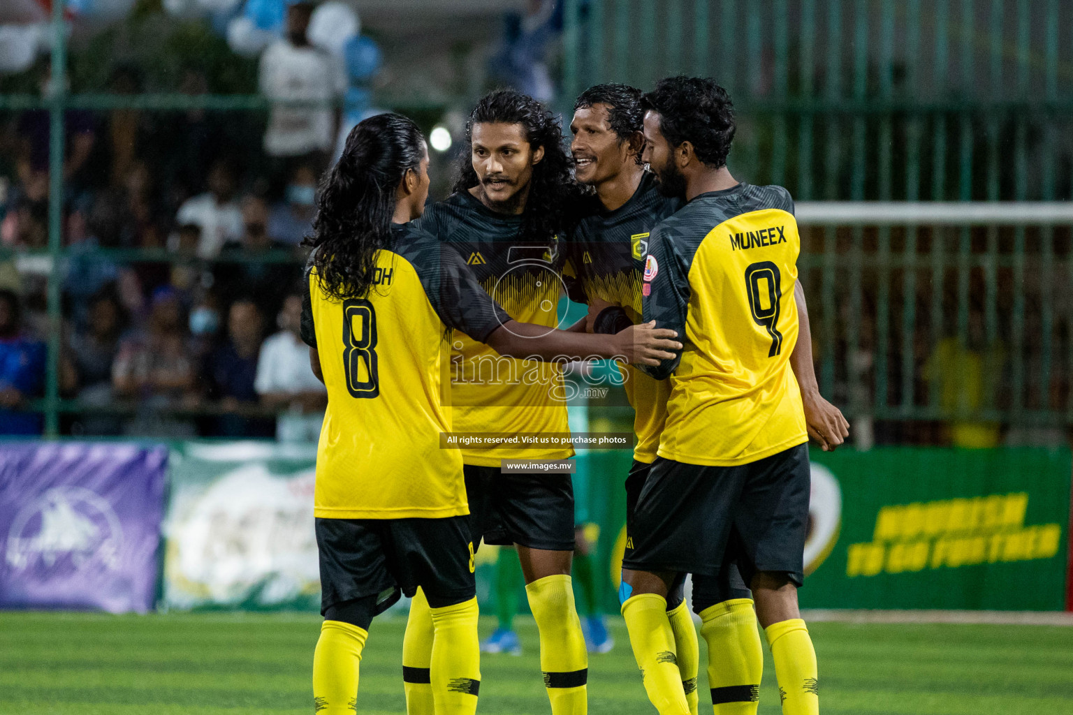 Team MPL vs Team RRC in the Quarter Finals of Club Maldives 2021 held at Hulhumale'; on 13th December 2021 Photos:Shu Abdul Sattar / images/mv