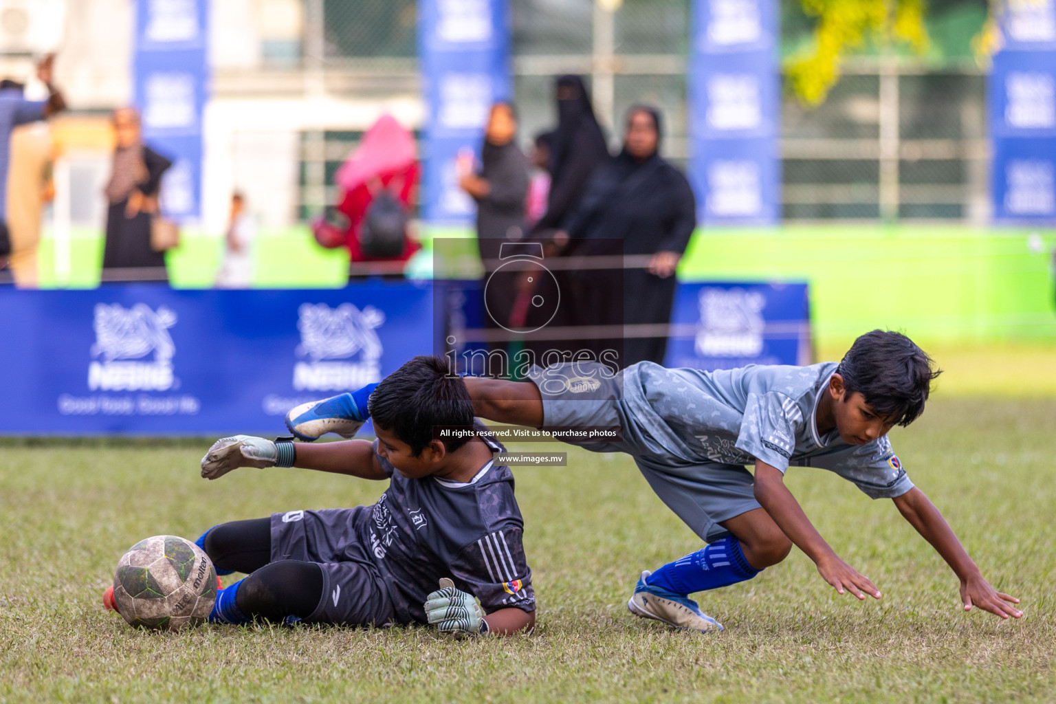 Day 2 of Nestle kids football fiesta, held in Henveyru Football Stadium, Male', Maldives on Thursday, 12th October 2023 Photos: Ismail Thoriq / Images.mv