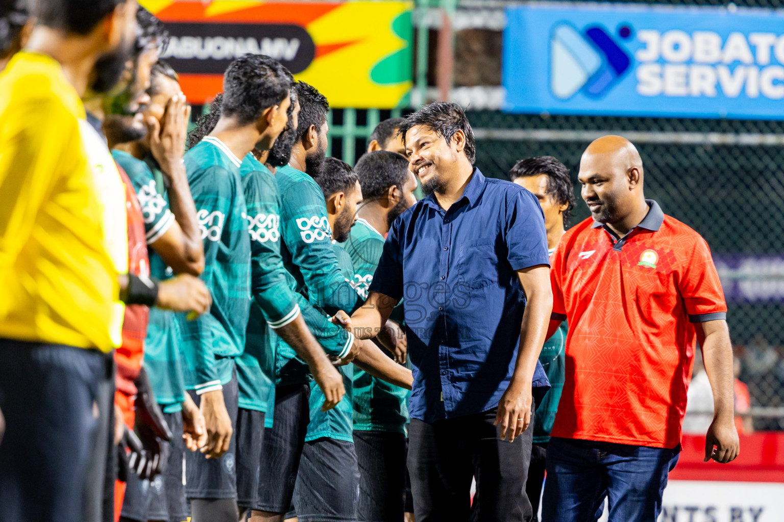 L Isdhoo VS L Maabaidhoo in Atoll Round Semi-Final on Day 22 of Golden Futsal Challenge 2025 was held on Sunday , 26th January 2025, in Hulhumale', Maldives. Photos: Nausham Waheed / images.mv