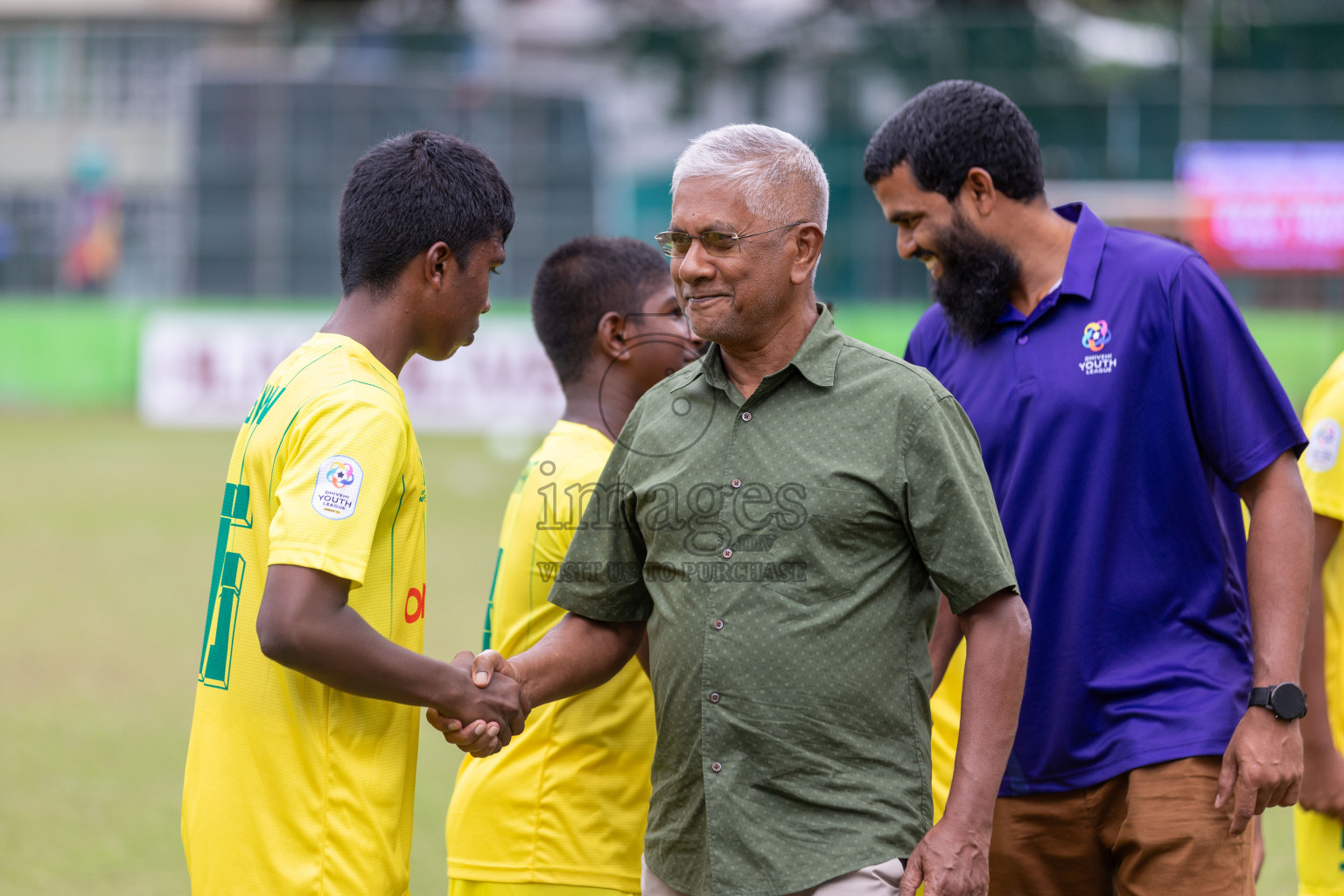 Eagles vs Maziya (U12) in Dhivehi Youth League 2024 - Day 2. Matches held at Henveiru Stadium on 22nd November 2024 , Friday. Photos: Shuu Abdul Sattar/ Images.mv