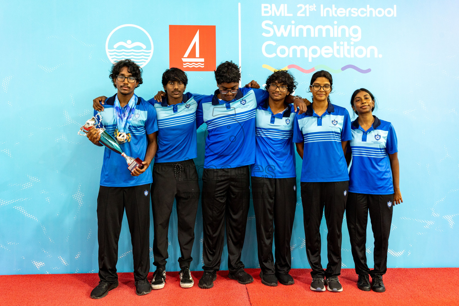 Closing Ceremony of BML 21st Interschool Swimming Competition 2025 .was held in Hulhumale' Swimming Pool, Hulhumale', Maldives on Saturday, 18th October 2025. 
Photos: Hassan Simah / images.mv