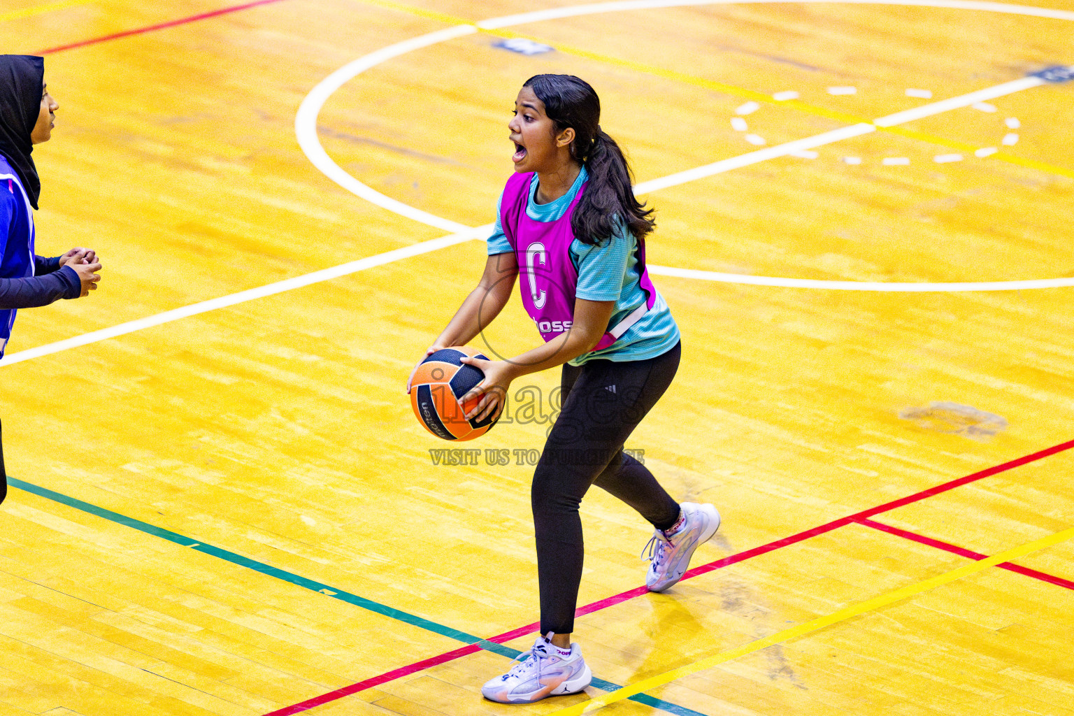 Kulhudhuffushi Youth & Recreation Club vs Club Green StreetDay 2 of 21st National Netball Tournament was held in Social Canter at Male', Maldives on Friday, 18th May 2024. Photos: Nausham Waheed / images.mv