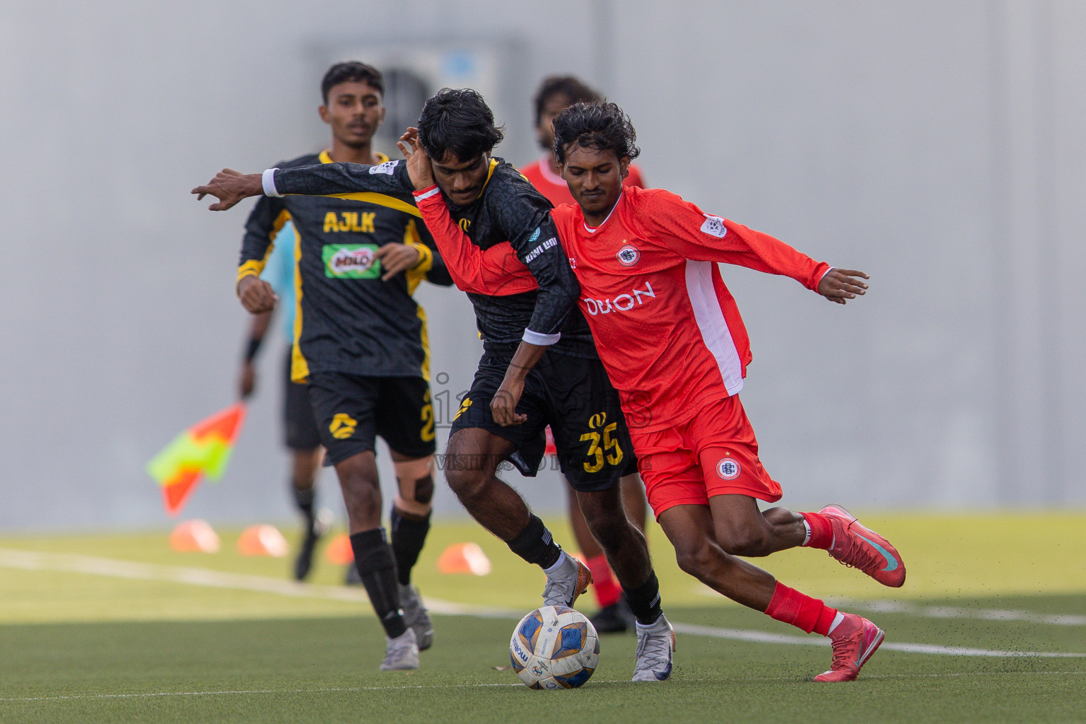 CC Sports Club VS Aajeelakah Eydhafushi FA in Day 6 of Eydhafushi Cup 2025 held in Eydhafushi Football Stadium at B. Eydhafushi, Maldives on Wednesday, 10th September 2025. Photos: Arif Rasheed / images.mv