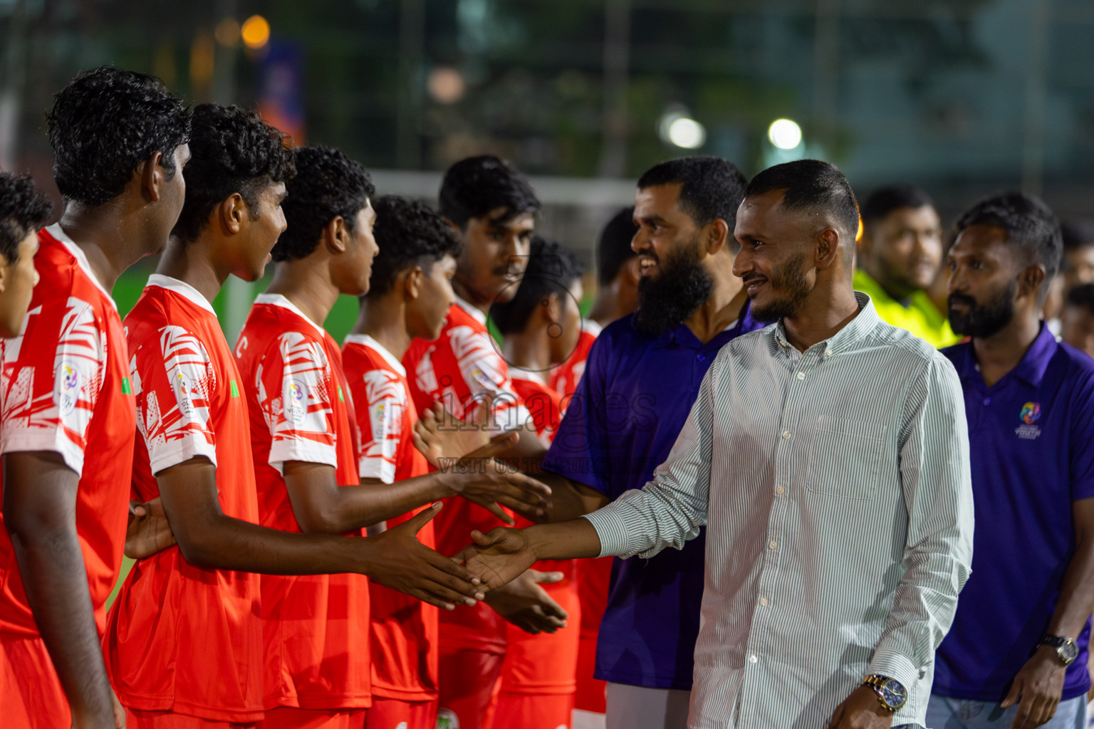 Super United Sports vs Huriyya (U16) in Day 8 of Dhivehi Youth League 2024 held at Henveiru Stadium on Monday, 2nd December 2024. Photos: Mohamed Mahfooz Moosa / Images.mv