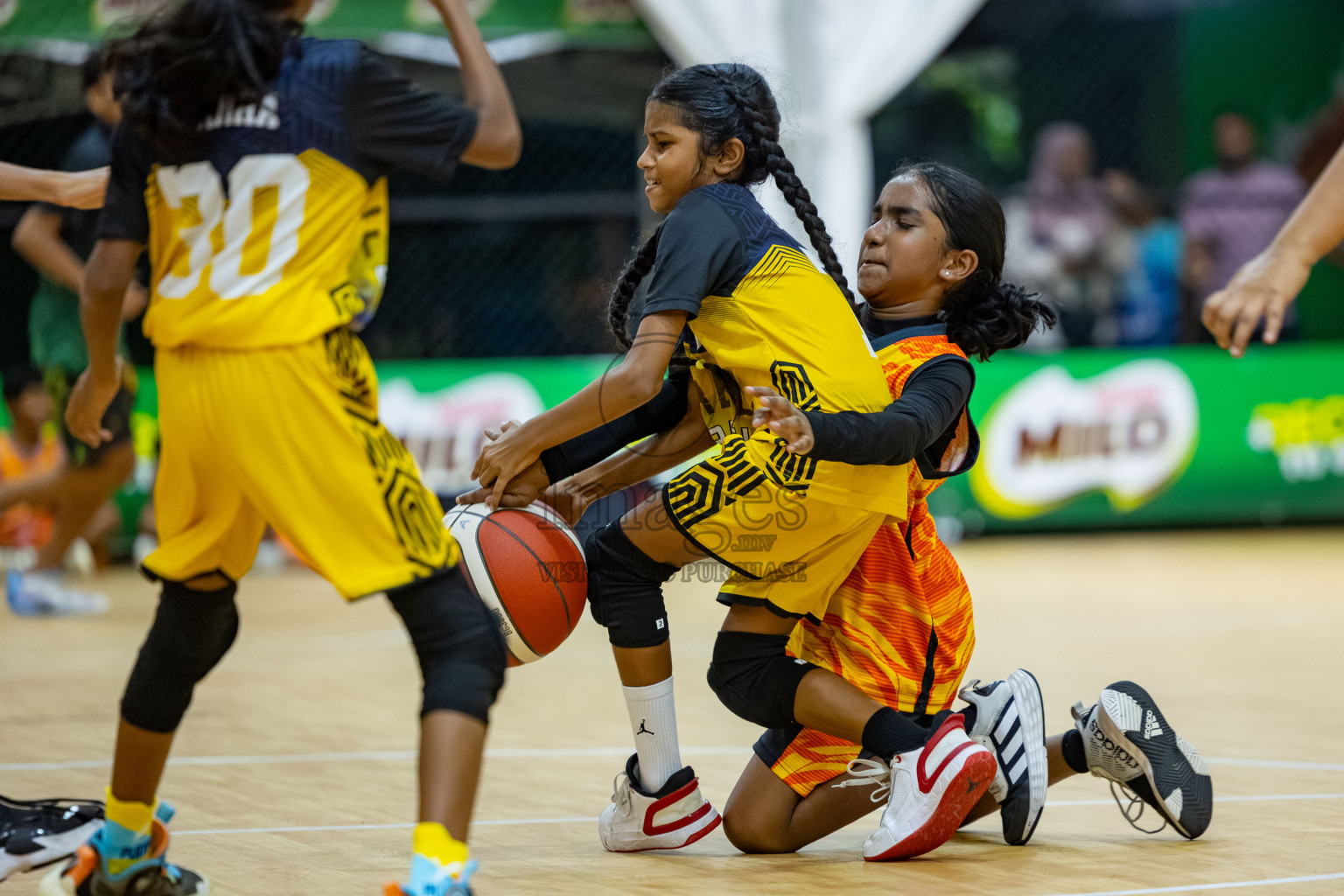 Milo 5 x 5 Junior Challenge 2025 - Basketball tournament held in Basketball Training Center, Male', Maldives on Thursday, 09th October 2025. 
Photo by: Hassan Simah / Images.mv