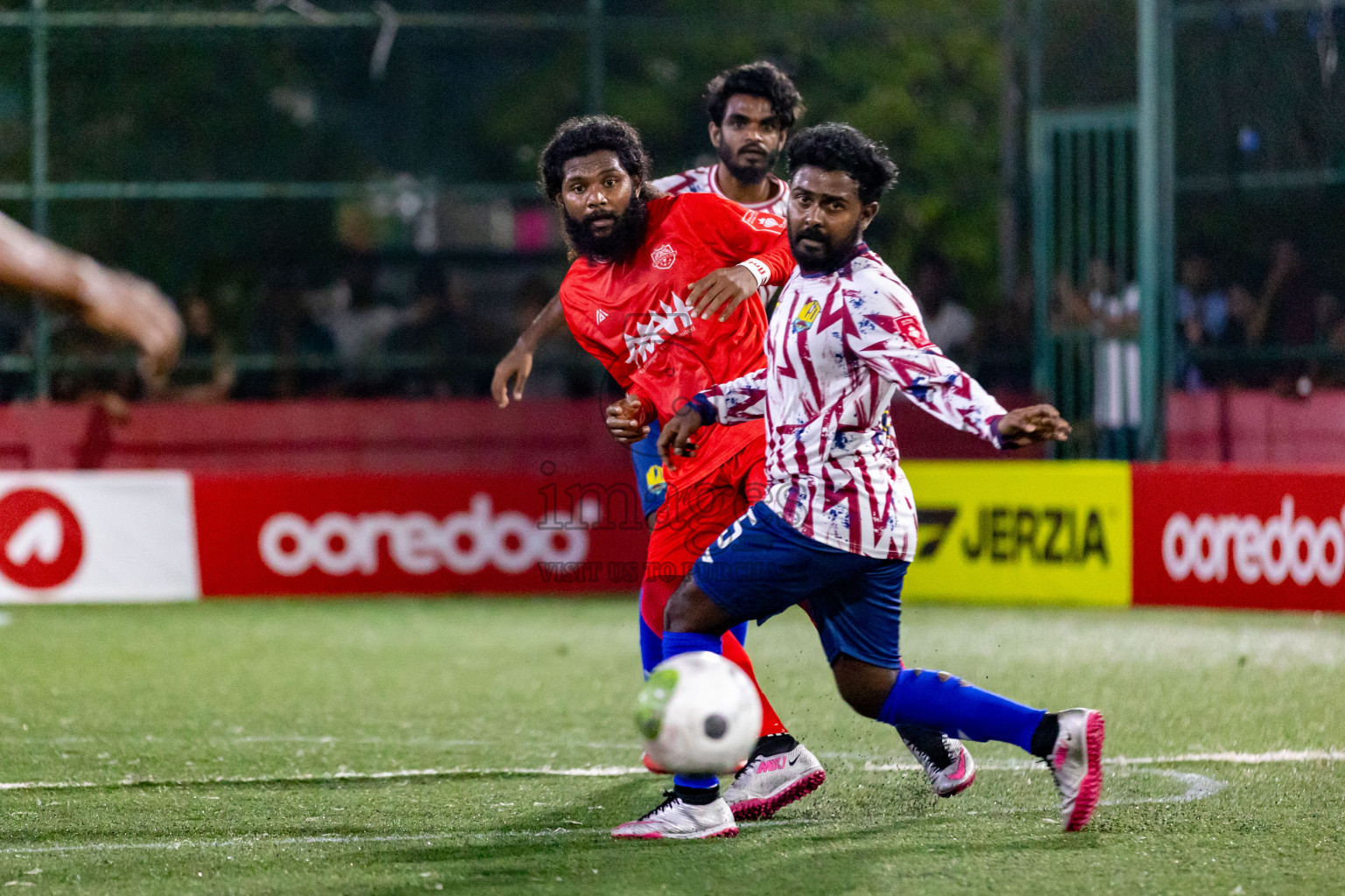 GA. Nilandhoo vs GA. Kondey in Day 19 of Golden Futsal Challenge 2024 was held on Friday, 2nd February 2024 in Hulhumale', Maldives 
Photos: Hassan Simah / images.mv