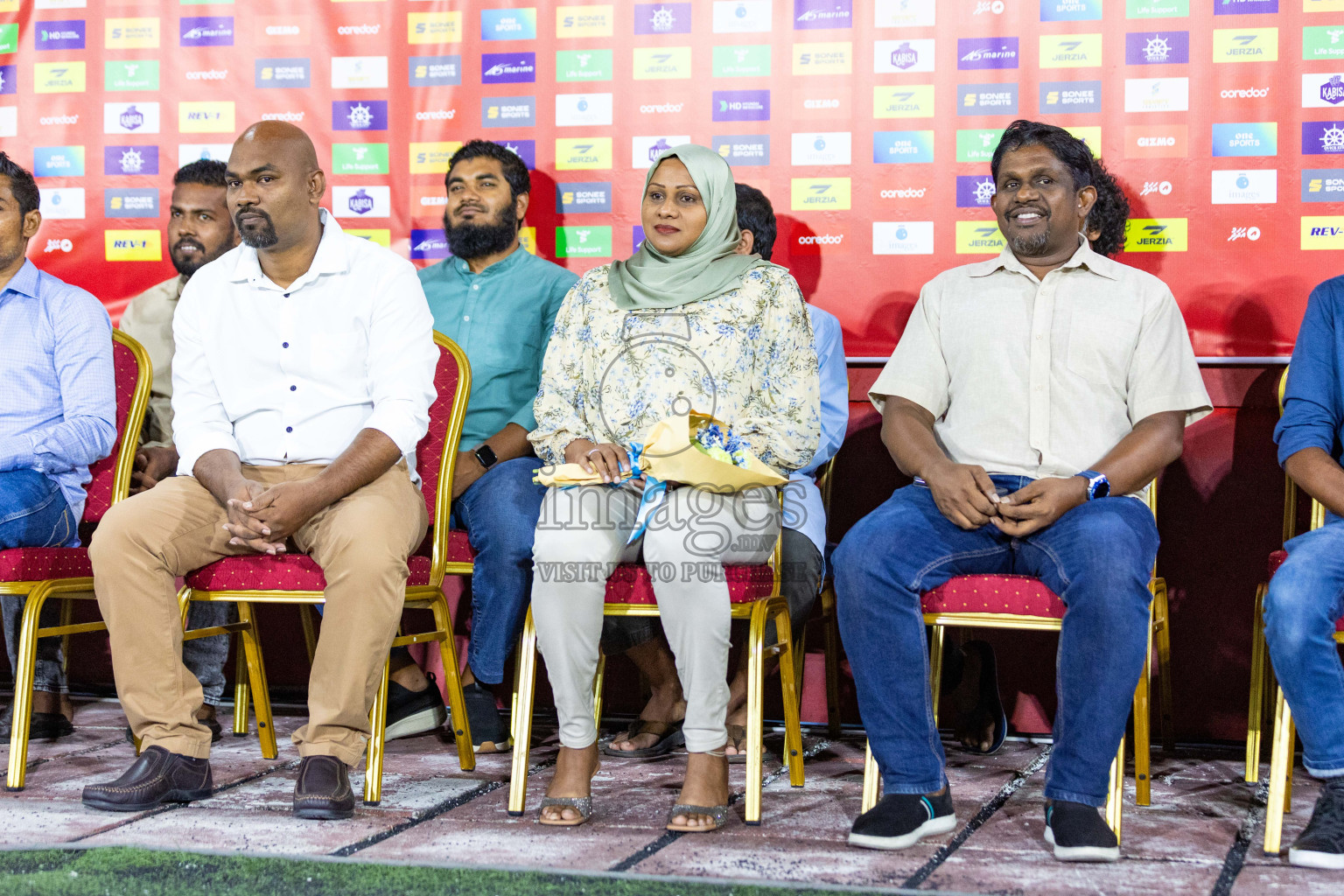 Opening of Golden Futsal Challenge 2024 with Charity Shield Match between L.Gan vs Th. Thimarafushi was held on Sunday, 14th January 2024, in Hulhumale', Maldives Photos: Nausham Waheed / images.mv