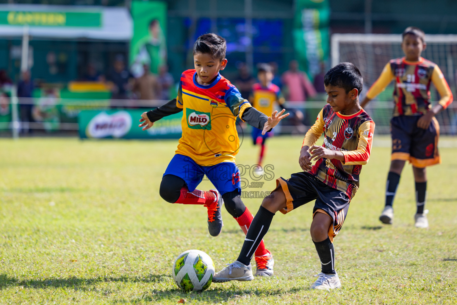 Day 2 of MILO Academy Championship 2025 was held on Friday, 14th February 2025 in Henveiru Stadium. 
Photos: Hassan Simah / Images.mv