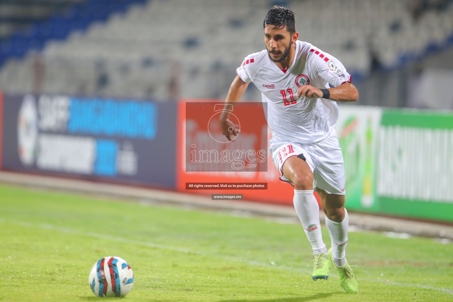 Bhutan vs Lebanon in SAFF Championship 2023 held in Sree Kanteerava Stadium, Bengaluru, India, on Sunday, 25th June 2023. Photos: Hassan Simah / images.mv