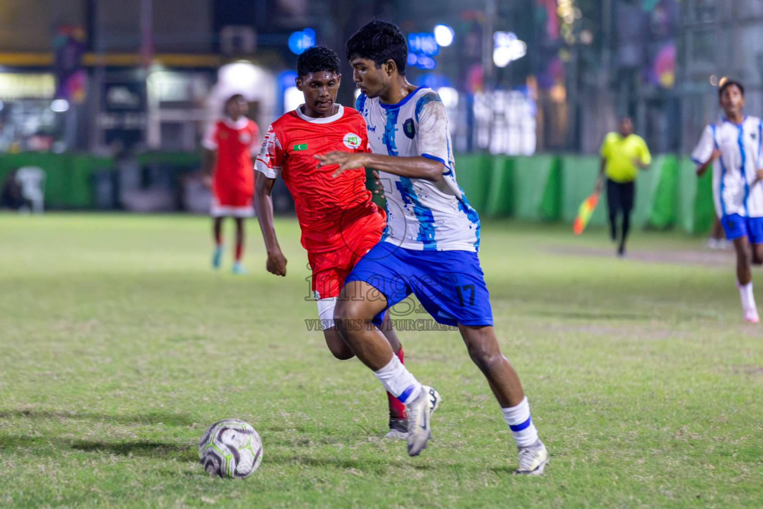 Super United Sports vs Huriyya (U16) in Day 8 of Dhivehi Youth League 2024 held at Henveiru Stadium on Monday, 2nd December 2024. Photos: Mohamed Mahfooz Moosa / Images.mv