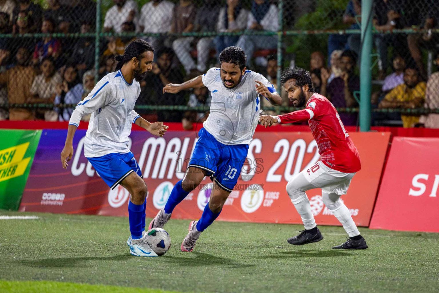 MMA vs CRIMINAL COURT in Club Maldives Classic 2024 held in Rehendi Futsal Ground, Hulhumale', Maldives on Friday, 6th September 2024. 
Photos: Hassan Simah / images.mv