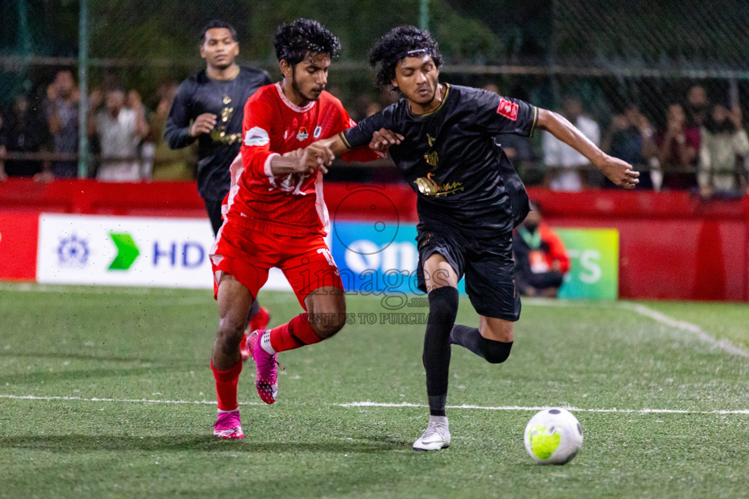 HA Maarandhoo vs HA Utheem in Day 17 of Golden Futsal Challenge 2024 was held on Wednesday, 31st January 2024, in Hulhumale', Maldives Photos: Hassan Simah / images.mv