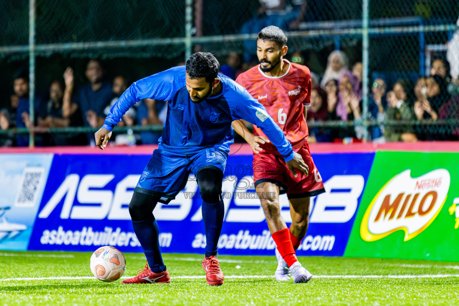 Club Binara vs Finance RC in Quater Finals of Club Maldives Cup Classic 2025 was held in Rehendi Futsal Ground, Hulhumale', Maldives on Saturday, 27th September 2025. Photos: Areef Adam / images.mv