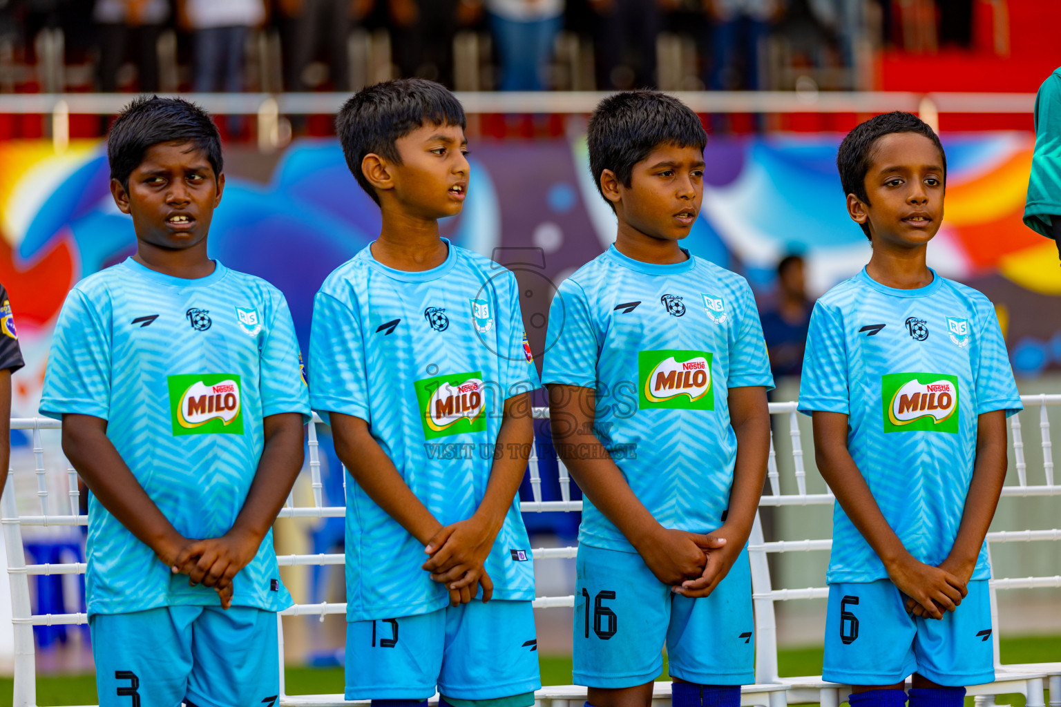 Day 2 of MILO Kids Football Fiesta was held at National Stadium in Male', Maldives on Saturday, 24th February 2024.