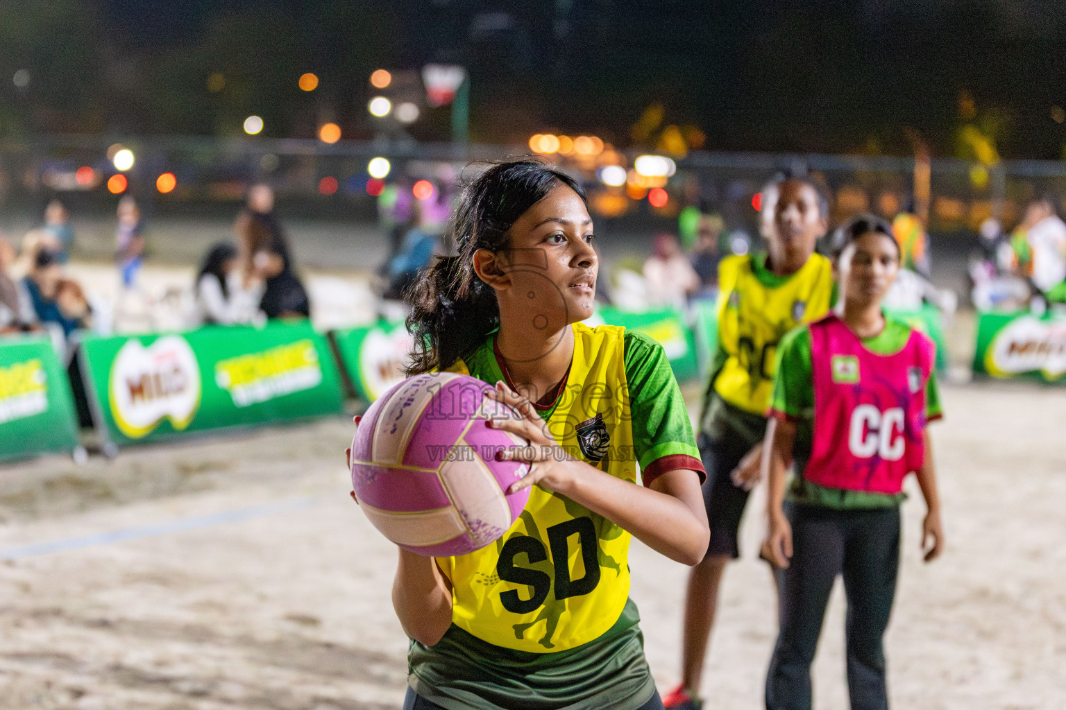 Day 1 of MILO Ramadan Halfcourt Netball Challenge 2026 was held in Cental Park, Hulhumale', Maldives on Monday, 23rd February 2026. Photos: Mohamed Mahfooz Moosa / images.mv 