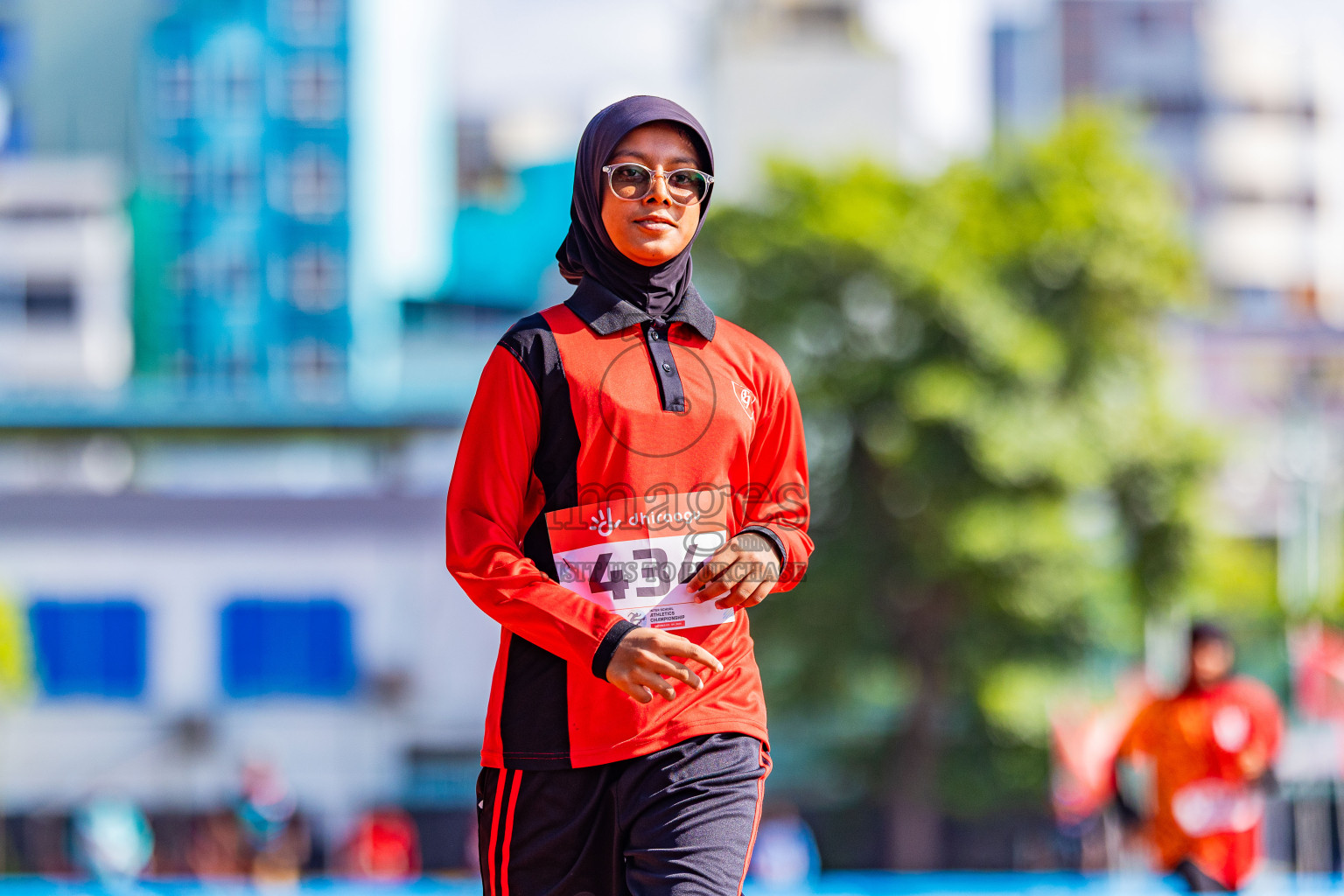 Day 2 of Inter-school Athletics Championship 2025 held in Ekuveni Synthetic Track, Male', Maldives on Tuesday, 07th October 2025. Photos by: Areef Adam / Images.mv
