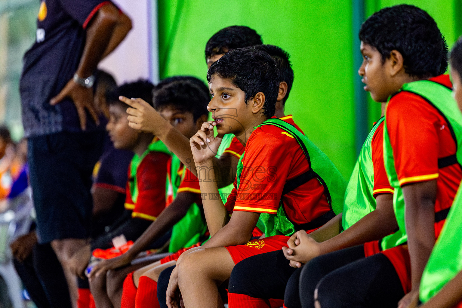 Victory Sports Club vs Hurriyya Sports Club (U12) in Day 9 of Dhivehi Youth League 2024 held at Henveiru Stadium on Saturday, 14th December 2024. Photos: Nausham Waheed / Images.mv