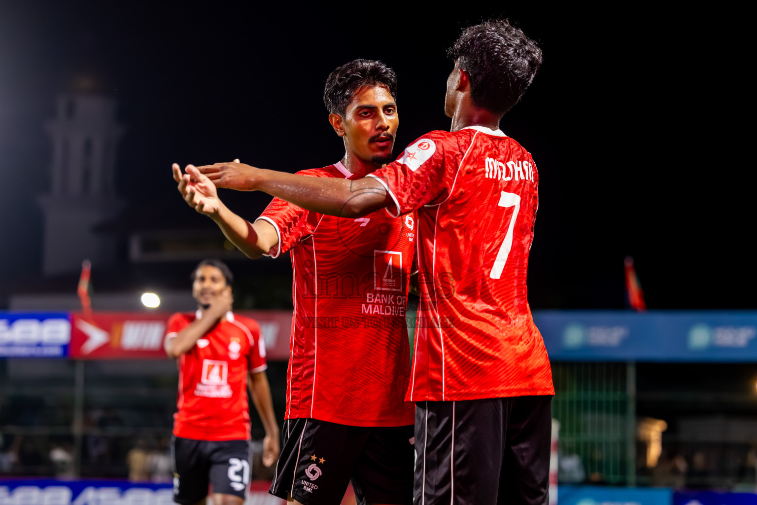 BML vs GRC in Day 6 of Club Maldives Cup 2025 was held in Rehendhi Futsal Ground, Hulhumale', Maldives on Saturday, 4th October 2025. Photos: Nausham Waheed / images.mv