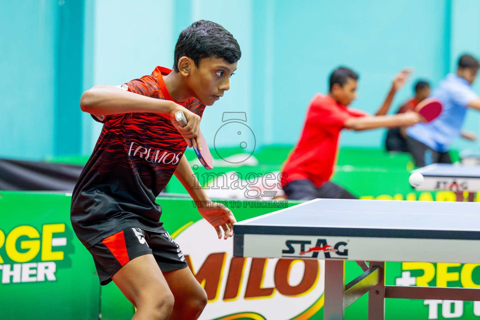 Day 4 of Interschool Table Tennis Tournament 2025 held at Male' TT Hall, Male', Maldives on Sunday, 18th May 2025.
Photos By: Ismail Thoriq / images.mv