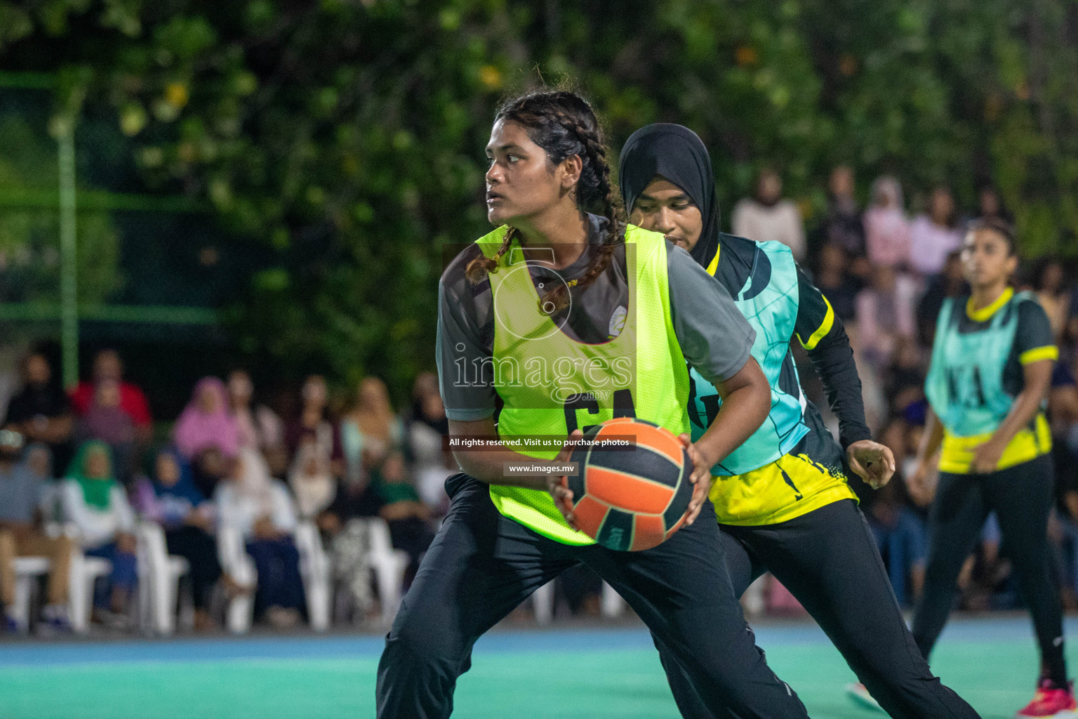 Final of 20th Milo National Netball Tournament 2023, held in Synthetic Netball Court, Male', Maldives on 11th June 2023 Photos: Nausham Waheed/ Images.mv