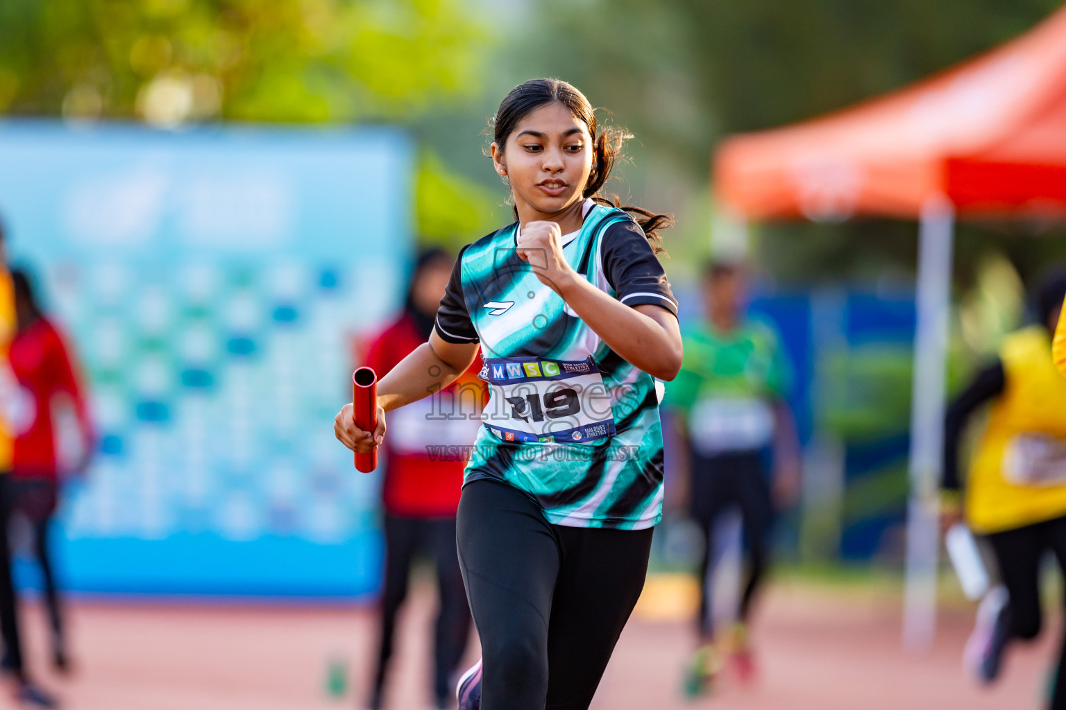 Day 5 of MWSC Interschool Athletics Championships 2024 held in Hulhumale Running Track, Hulhumale, Maldives on Wednesday, 13th November 2024. Photos by: Nausham Waheed / Images.mv